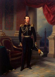 Retrato del príncipe heredero Alexander Nikolayevich de Franz Kruguer