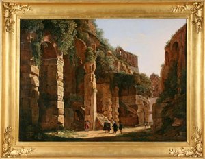 Dentro del Coliseo, c. 1823 de Franz Ludwig Catel