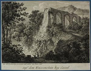 Vista del Weissenstein cerca de Cassel de Franz Ludwig Catel