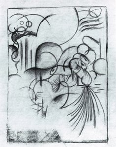 Composición abstracta de Franz Marc