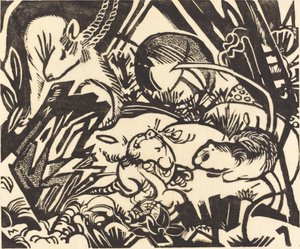 Leyenda animal Tierlegende de Franz Marc