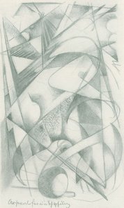 Arsenal para una creación de Franz Marc