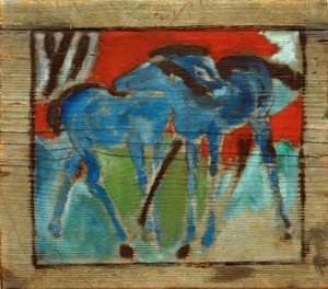 Potros azules de Franz Marc
