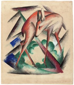 Ciervo, 1912 de Franz Marc