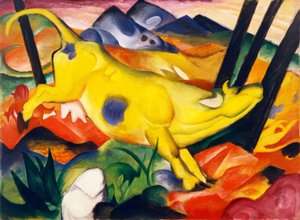 La vaca amarilla de Franz Marc
