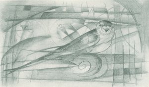 Una golondrina de Franz Marc