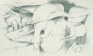 Franz Marc - Cuaderno de bocetos del campo - Hoja 04 de Franz Marc