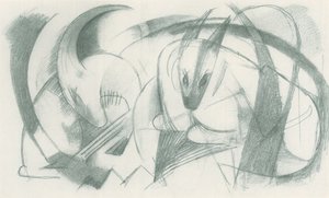 Franz Marc - Cuaderno de bocetos del campo - Lámina 13 de Franz Marc
