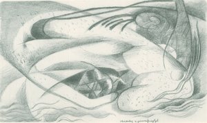 Franz Marc - Cuaderno de bocetos del campo - Lámina 23 de Franz Marc