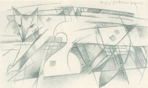 Fox / para papel de color de Franz Marc