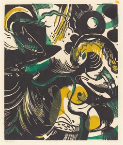 Génesis II de Franz Marc