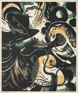 Génesis II de Franz Marc