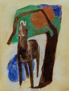 Caballo quejumbroso de Franz Marc