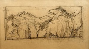 Estudio de caballos de Lenggries (Estudio de caballos)
