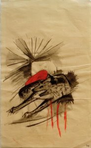 Hiena acostada (Lobo acostado)