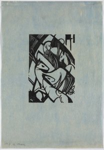caballos saltando de Franz Marc