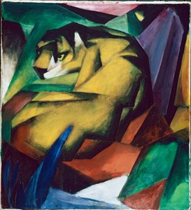 El tigre, 1912 de Franz Marc