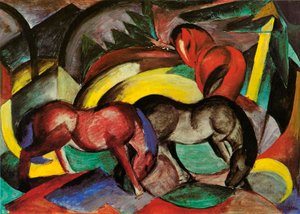 Tres caballos, 1912