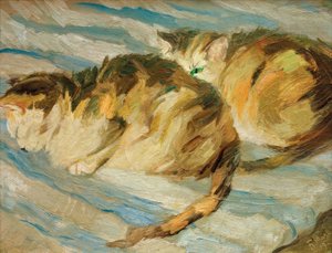 Dos gatos grises