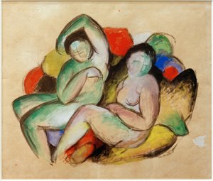 Dos desnudos femeninos