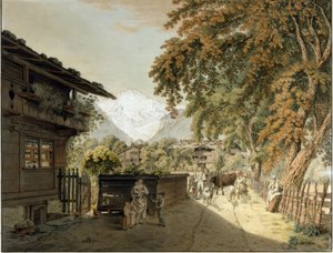 Der Alpabzug von Franz Niklaus König