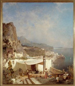 La bahía de Nápoles de Franz Richard Unterberger