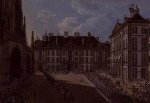La procesión de entrada de la Dieta Suiza a Berna de Franz Schmidt