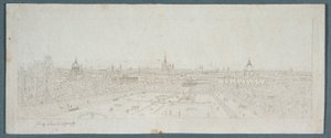 Vista de Viena desde el Palacio de Belvedere de Franz Schmied
