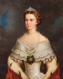 Retrato de Isabel de Baviera de Franz Schrotzberg