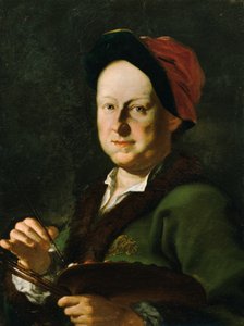 El pintor de batallas August Querfurt de Franz Sebald Unterberger