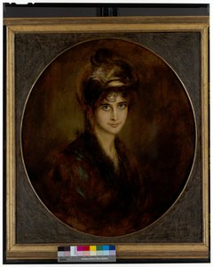 Retrato de una princesa Aldobrandini de Franz Seraph von Lenbach