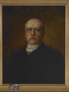 Retrato de Otto Eduard Leopold Von Bismarck (óleo sobre lienzo) de Franz Seraph von Lenbach