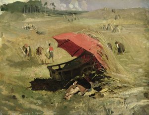 La Sombrilla Roja, c.1860