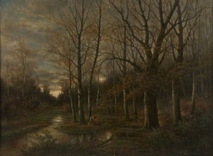Au paisaje cerca de Lundenburg de Franz Stephan Paschinger
