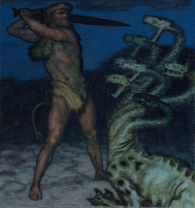 Hércules y la Hidra de Franz Stuck Ritter von