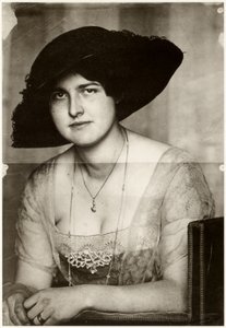 María con un sombrero oscuro de Franz Stuck Ritter von