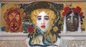 Diseño para un mosaico de Franz Thiele