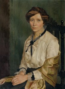 la esposa del artista de Franz Tomaschu