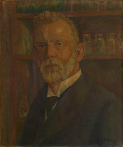 Retrato de Paul Ehrlich 1854-1915, c. 1920 de Franz Wilhelm Voigt
