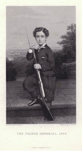 Napoleón, Príncipe Imperial, hijo del Emperador Napoleón III de Francia