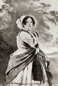 Victoria, duquesa de Kent y Strathearn, del libro "V.R.I. Her Life and Empire", del Marqués de Lorne (impresión)