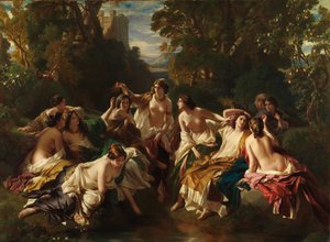 Florinda, 1853 de Franz Xaver Winterhalter