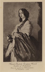 Lady Harriet Elizabeth Georgiana Howard de Franz Xaver Winterhalter