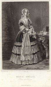 María Amalia de Nápoles y Sicilia de Franz Xaver Winterhalter
