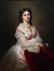 Retrato de la Condesa Maria Branicka 1843-1918, nacida Princesa Sapieha, 1865 de Franz Xaver Winterhalter