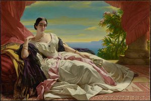 Retrato de Leonilla, princesa de Sayn-Wittgenstein-Sayn de Franz Xaver Winterhalter