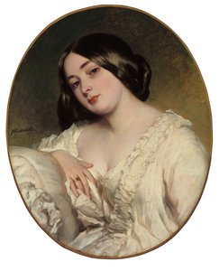 Retrato de una dama de Franz Xaver Winterhalter