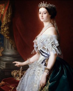 Retrato de la Emperatriz de Francia Eugenia (Eugenia de Montijo) de Franz Xaver Winterhalter