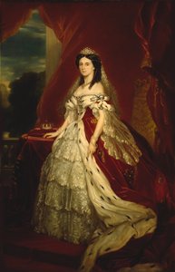 Princesa Augusta de Sajonia-Weimar-Eisenach 1811-1890, Reina de Prusia, ca 1859