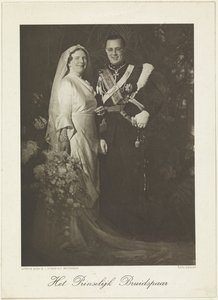 Retrato de Juliana, Reina de los Países Bajos, y Bernhard van Lippe-Biesterfeld